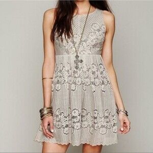 Free people lace skater dress  Rocco babydoll size 2